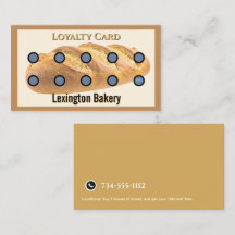 Carte de fidélité Boulangerie | Carte de fidélité