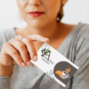 Visite Carte de Fidélité de Café Professionnelle Moderne 