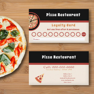 Visite Carte de fidélité Pizza Restaurant