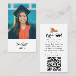 Visite Carte de fonds "Pizza" pour la remise des diplômes