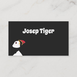 Visite carte de gardien de zoo funy