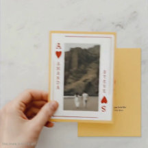 Carte de la Saint-Valentin avec photo personnalisé
