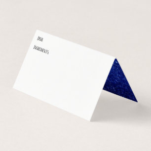 Visite Carte de la tente d'Accent Parties scintillant ble