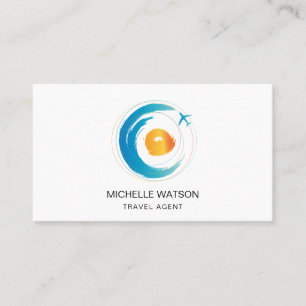 Visite Carte de l'agent de voyage Plage Sun Ocean Vacance