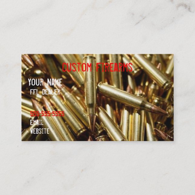 Visite Carte de munitions (Devant)