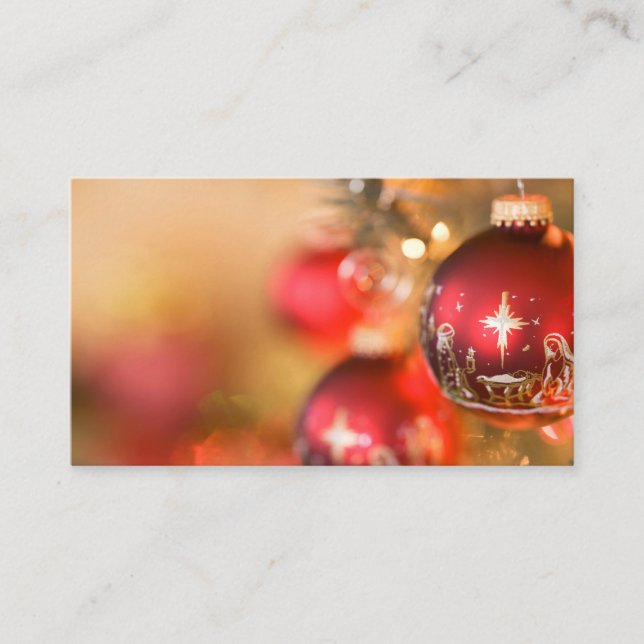 Visite Carte de Noël (Devant)