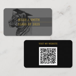 Visite Carte de nom du diplômé