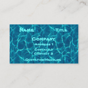 Visite Carte de piscine