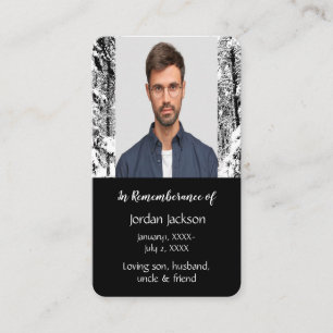 Visite Carte de poche mémoire Masculine Cerf