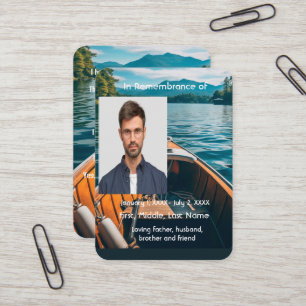 Visite Carte de poche Memorial Bateau de bateau Bateau de