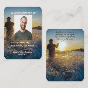 Visite Carte de poche Memorial Pêcheur de vol d'océan