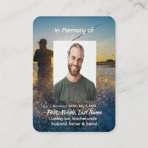 Visite Carte de poche Memorial Pêcheur de vol d'océan