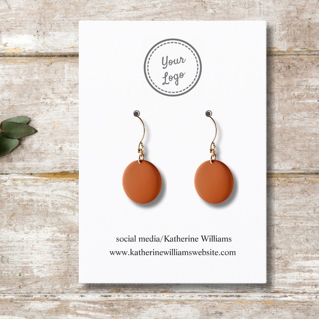Visite Carte de Présentation de Boucles d'Oreilles Simple (Créateur téléchargé)