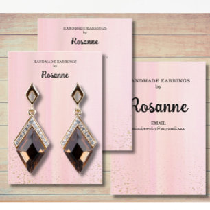 Visite Carte de Présentation pour Boucles d'Oreilles Past