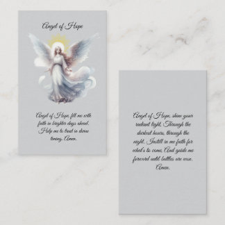 Visite Carte de prière Angel of Hope