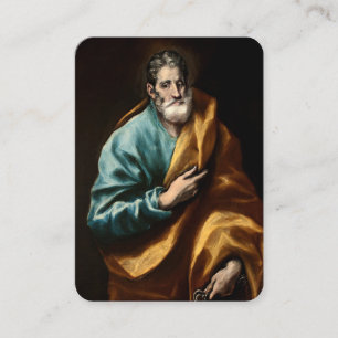 Visite Carte de prière de l'Apôtre Saint Pierre