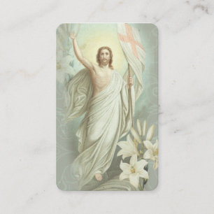 Visite Carte de prière religieuse de Pâques