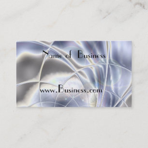 Visite Carte de profil Business Silver Foil Pearl