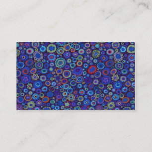 Visite Carte de profil Cercles multicolores