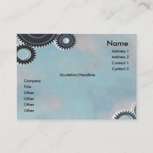 Visite Carte de profil Cogs