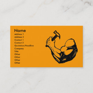 Visite Carte de profil d'affaires