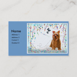 Visite Carte de profil de chiot