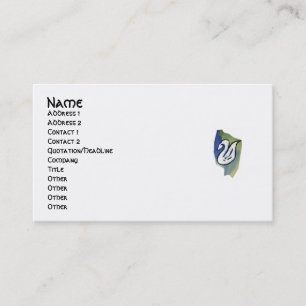 Visite Carte de profil de CYGNE d'AQUARELLE