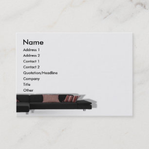 Visite Carte de profil de divan