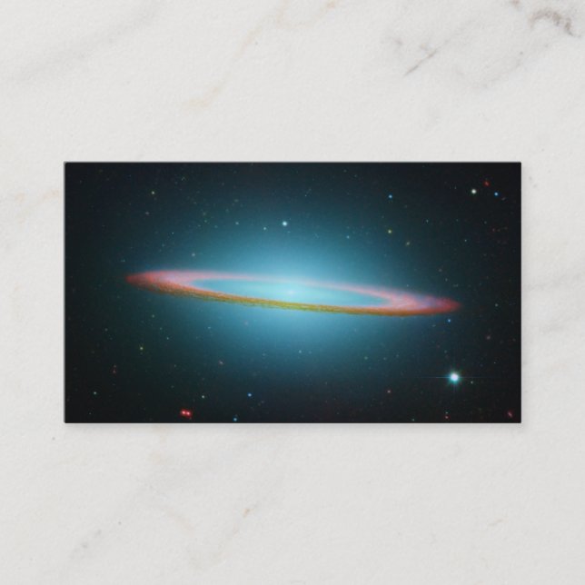 Visite Carte de profil de la galaxie du Sombrero (Devant)