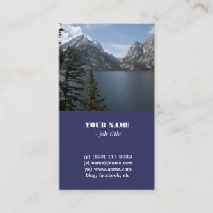 Visite carte de profil de photographie du parc national d