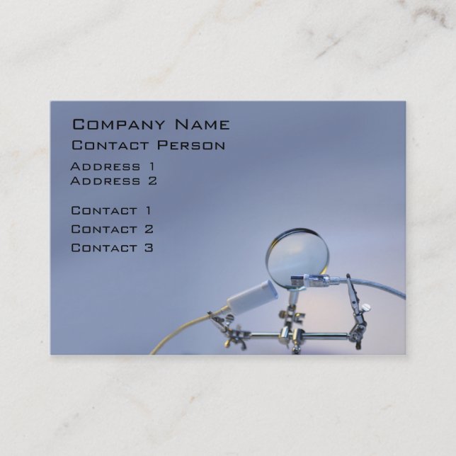 Visite Carte de profil de réparation d'ordinateur (Devant)