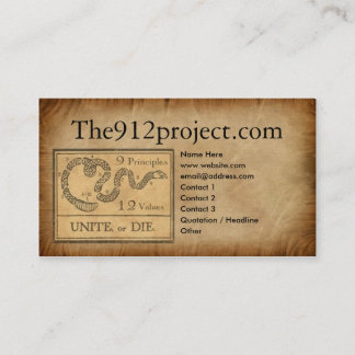 Visite carte de profil de the912project.com