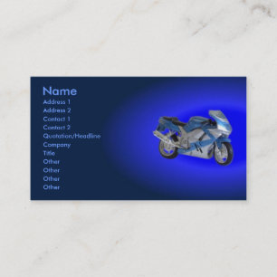 Visite Carte de profil de vélo de course