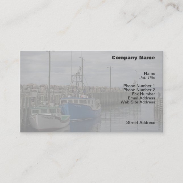 Visite Carte de profil des bateaux de port de Hall (Devant)