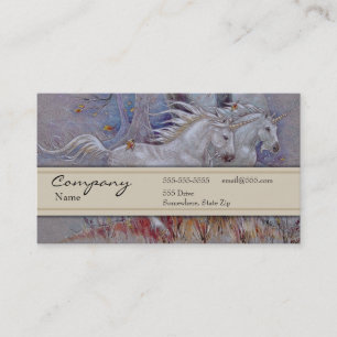 Visite Carte de profil - licorne