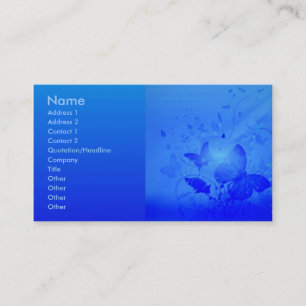 Visite Carte de profil Magic Blue