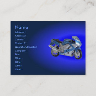 Visite Carte de profil moto