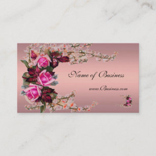 Visite Carte de profil Musc Vintage Roses Roses 2