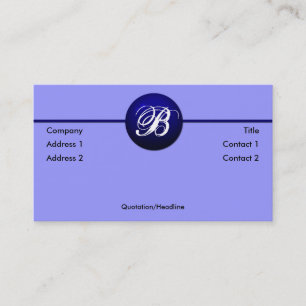 Visite Carte de profil point bleu