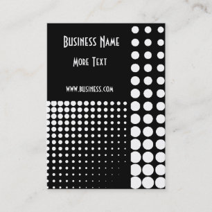 Visite Carte de profil Style Noir et Blanc Spot (2)