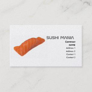 Visite Carte de profil SUSHI MANIA