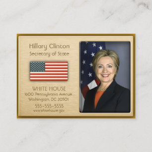 Visite Carte de profil VIP Gold avec American Flag