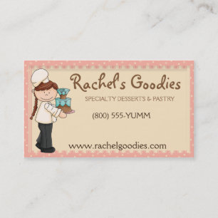Visite Carte de profil Whimsical Country Baker