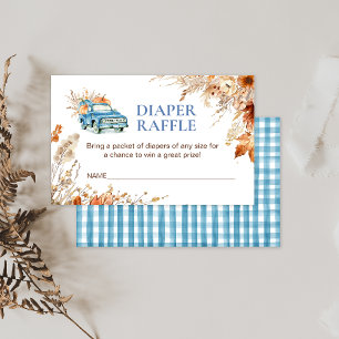 Visite Carte de rabat Baby shower de  de camion Citrouill