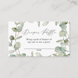 Visite Carte de rabat Eucalyptus Diaper