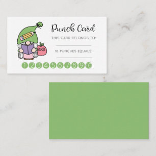 Visite Carte de récompense incitative en classe