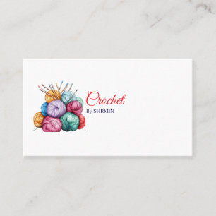 Visite Carte de remerciement et de réduction en crochet b