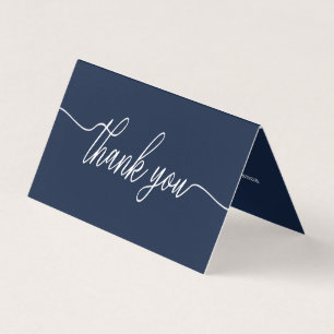 Visite Carte de remerciements Mariage photo de script sim