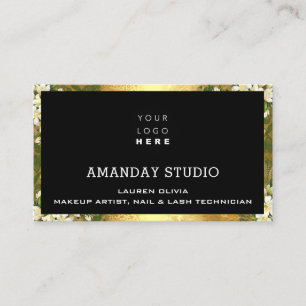Visite Carte de rendez-vous de maquillage professionnel G