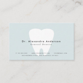 Visite Carte de rendez-vous Dentist Modern Light Blue